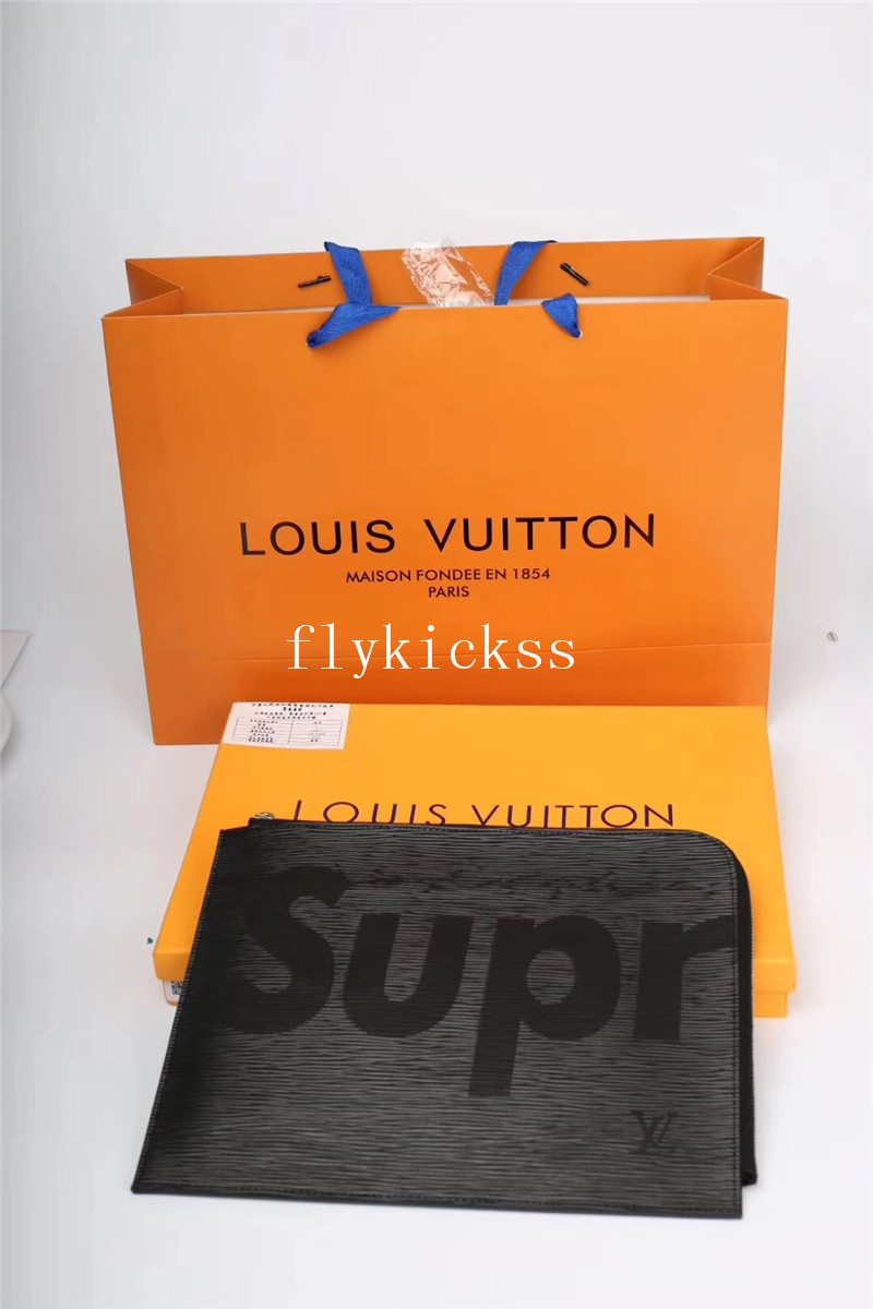 LVS Supreme Black Handbag With Original Box